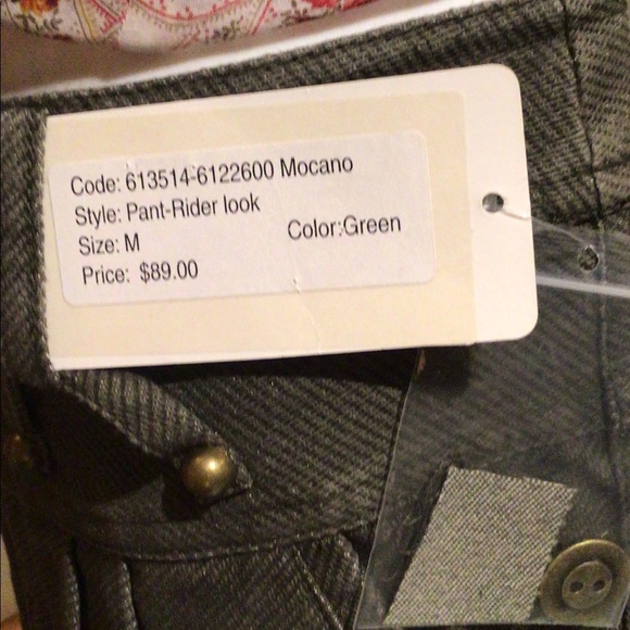 💕💕Host Pick💕💕NWT Olive green rider like pants - Picture 6 of 6